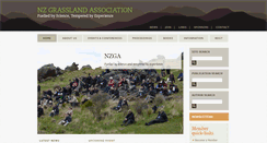Desktop Screenshot of grassland.org.nz