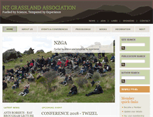 Tablet Screenshot of grassland.org.nz